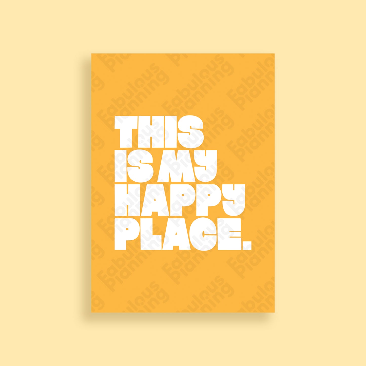 A3 Art Print - This Is My Happy Place
