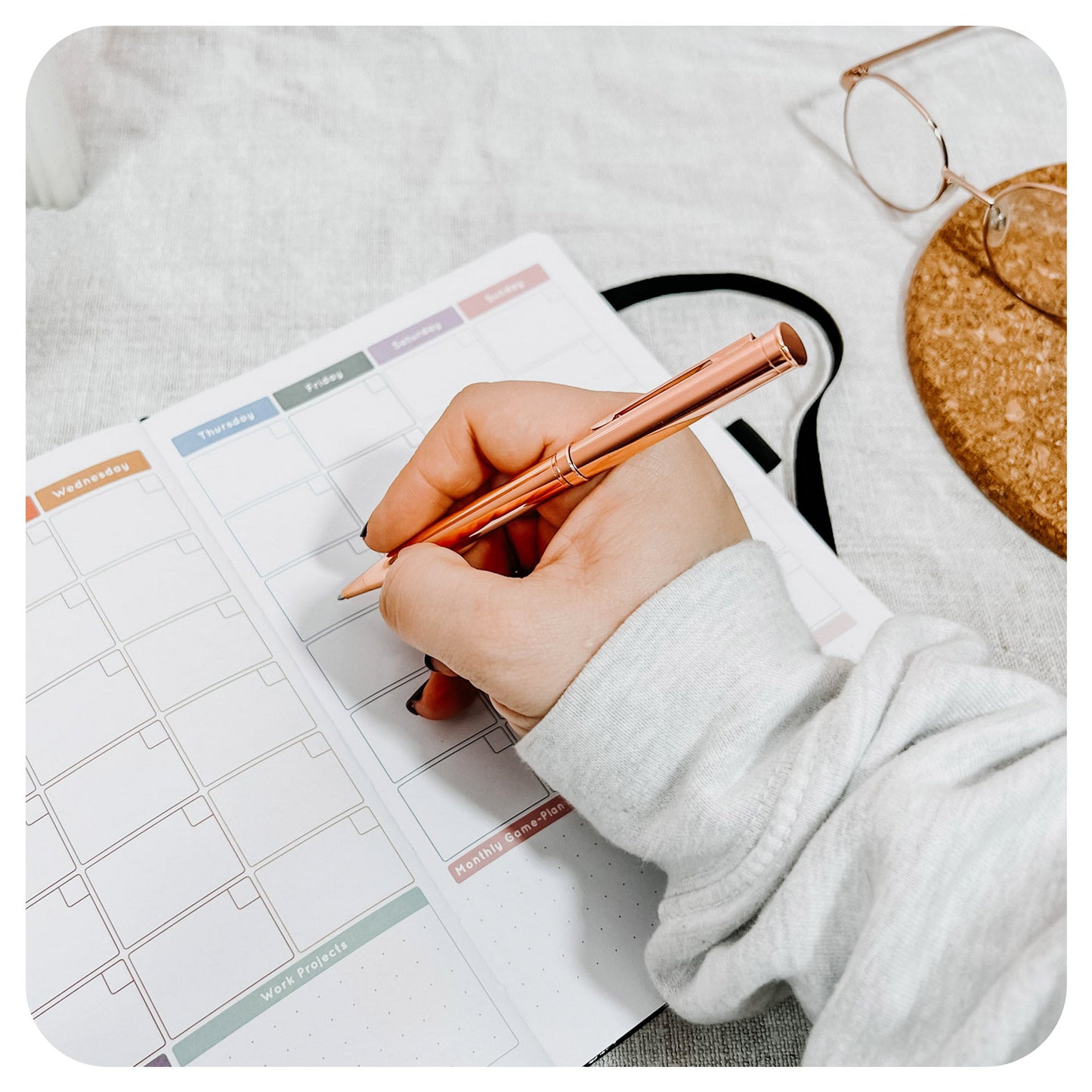 Rose Gold Slim Fab - Pen - Fabulous Planning - FPEN - S18 - RGOLD - TWIST