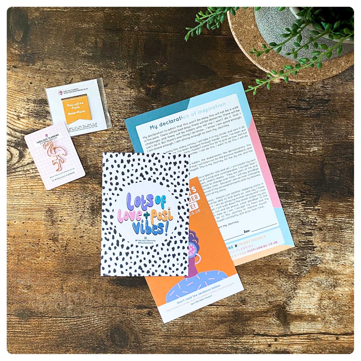 Terrazzo - Undated Weekly "2024" Organiser - Fabulous Planning - FO - TERRAZZO - UW - EET