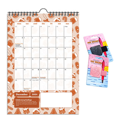 2024 Print Calendar - Fabulous Planning - M - CAL - PRINT - PENHOLDER