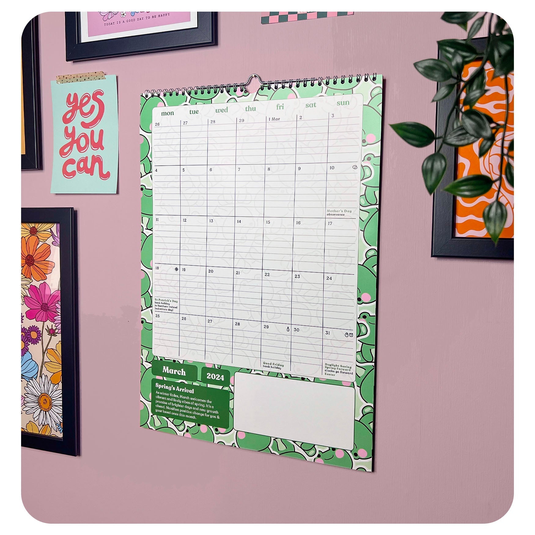 2024 Print Calendar - Fabulous Planning - M - CAL - PRINT - PENHOLDER