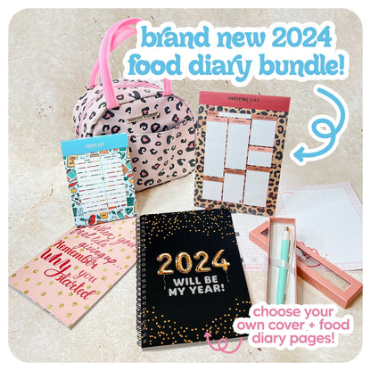 2024 Starter Food Diary Bundle - Fabulous Planning - 2024 - DIARY - BUNDLE - SP3 - C46