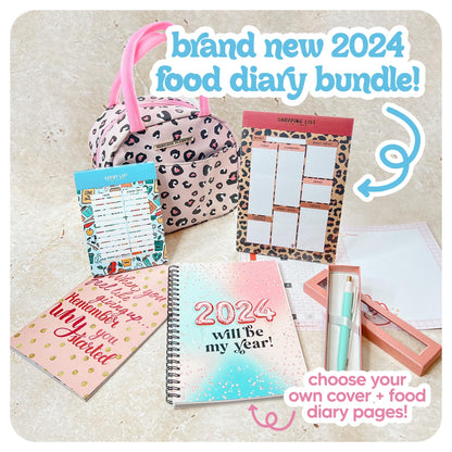 2024 Starter Food Diary Bundle - Fabulous Planning - 2024 - DIARY - BUNDLE - SP3 - C46