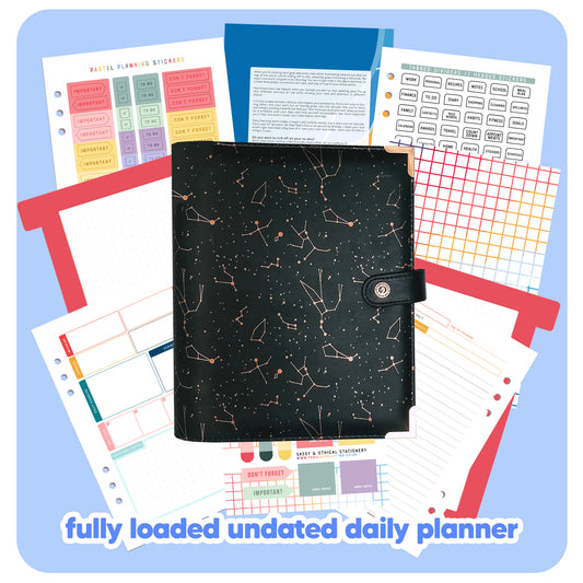 Astronomy Organiser - Undated Daily Diary P3