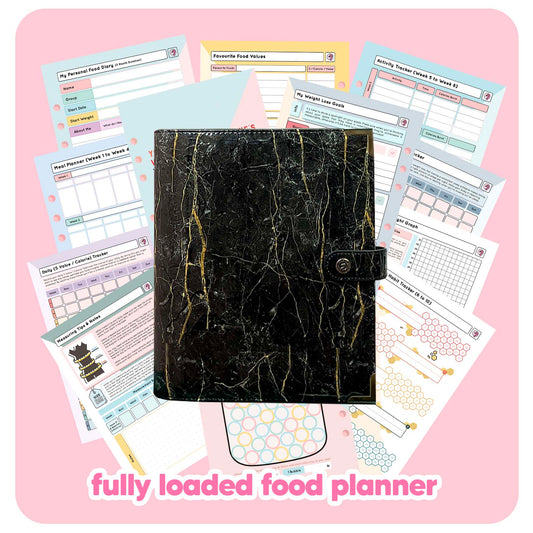 Black Marble - Food Diary Organiser P3