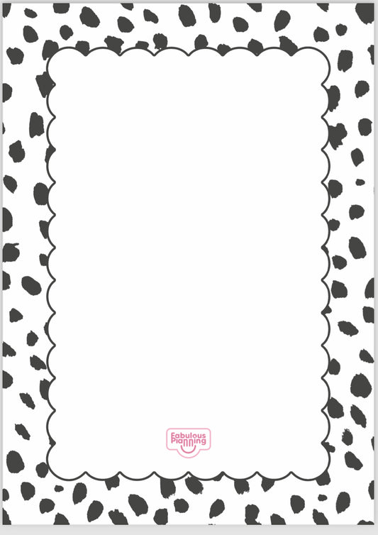Freebie Folio Pad - Dalmatian