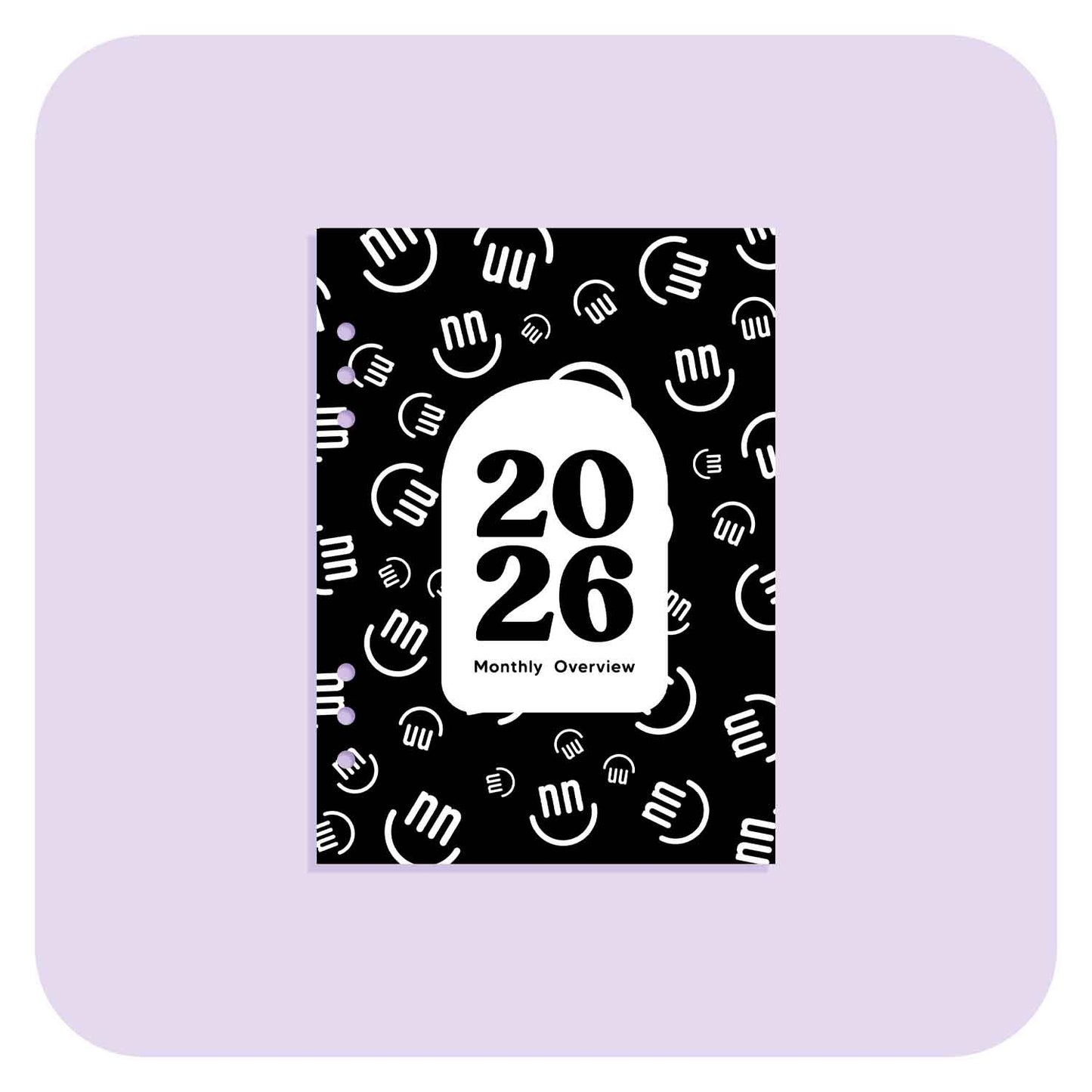 2026 Monthly Overview - A6 Organiser Insert