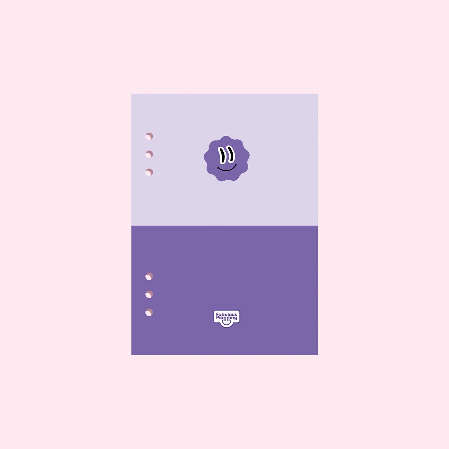 A5 Organiser - Dashboard - Purple Duo
