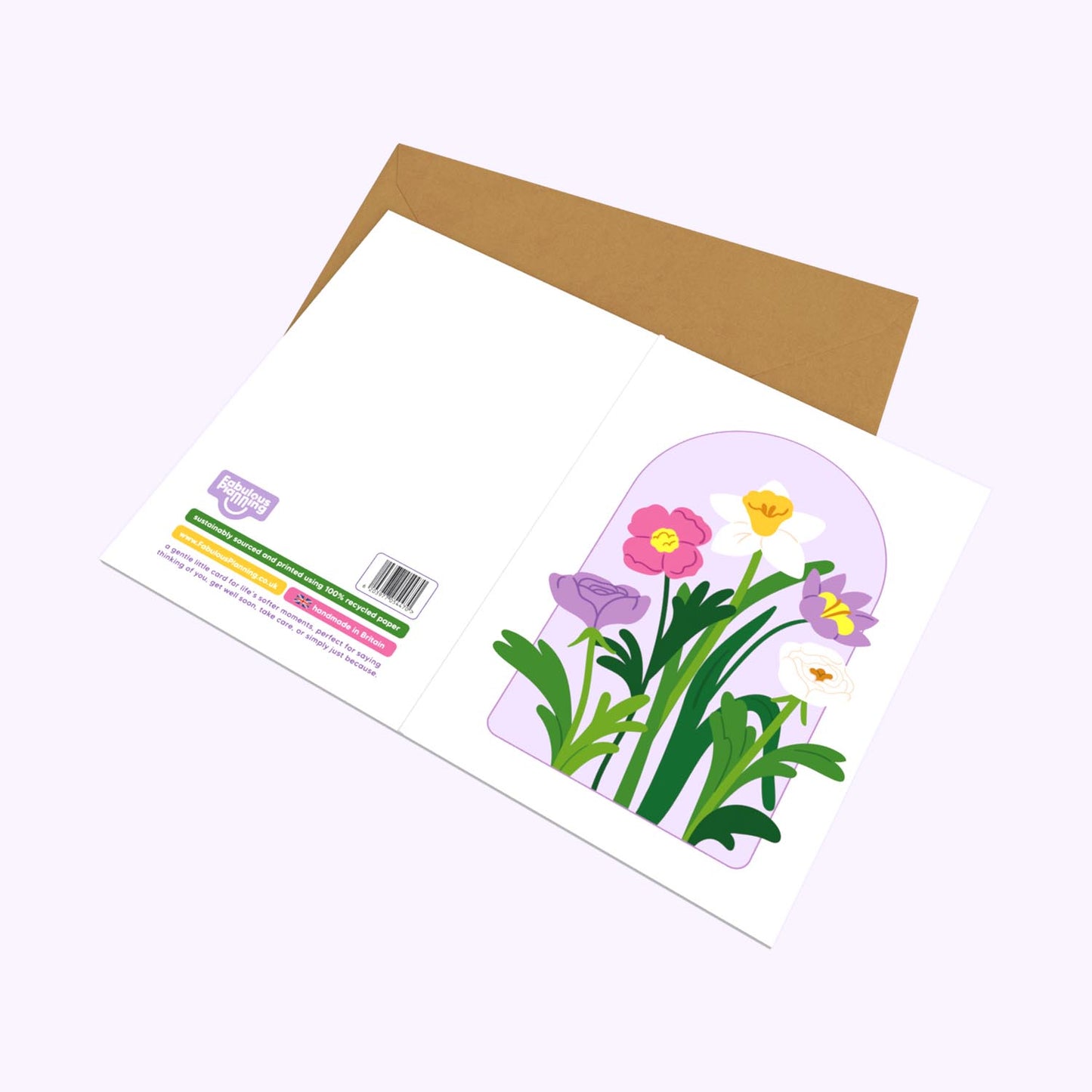 Mini Greeting Card - Wild Flowers