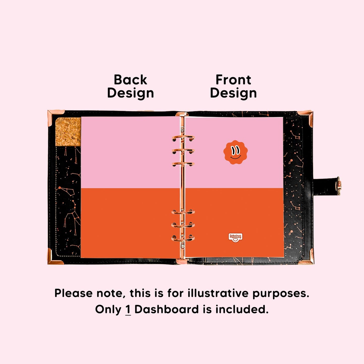 A5 Organiser - Dashboard - Orange Duo