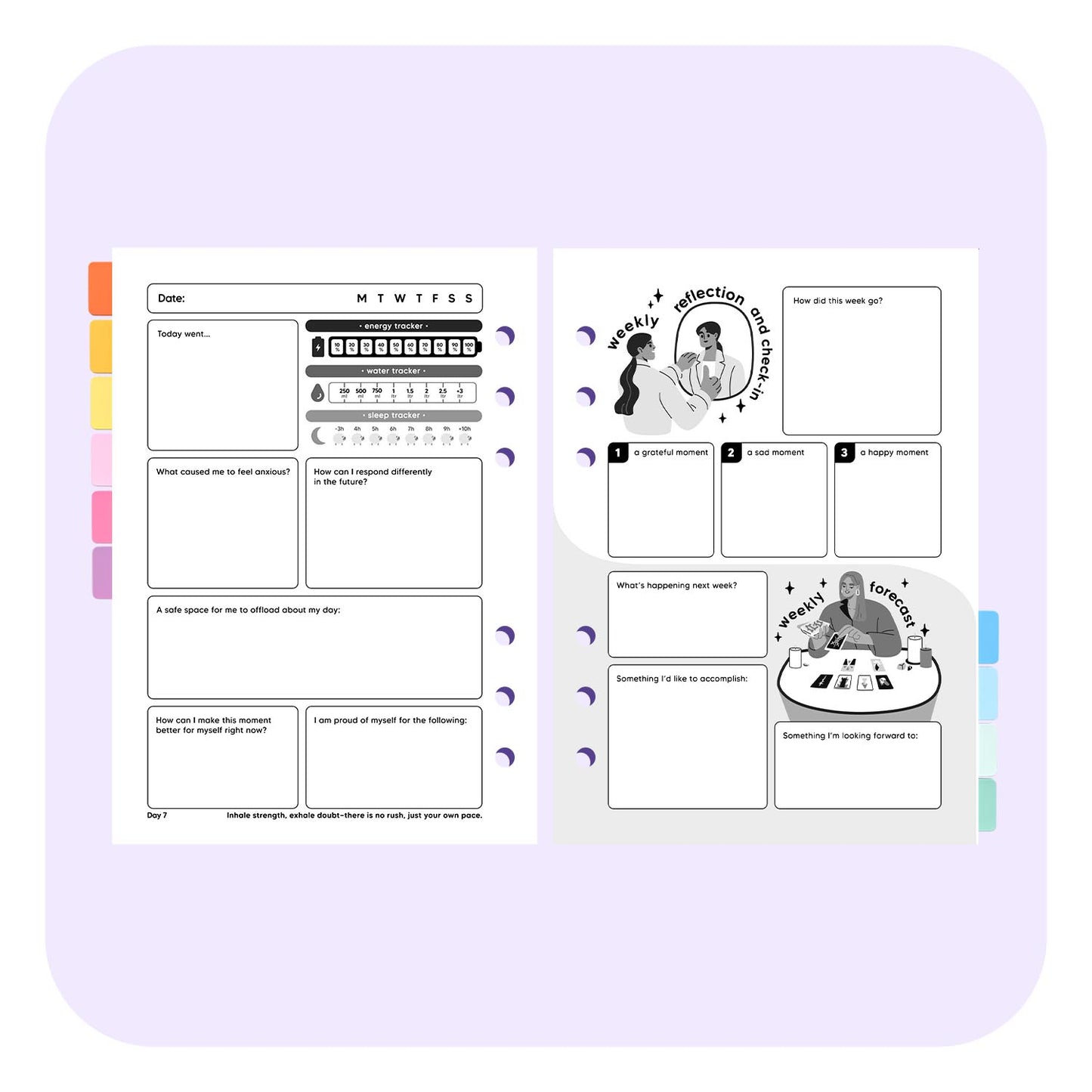 Anxiety Life Planner A5 Insert