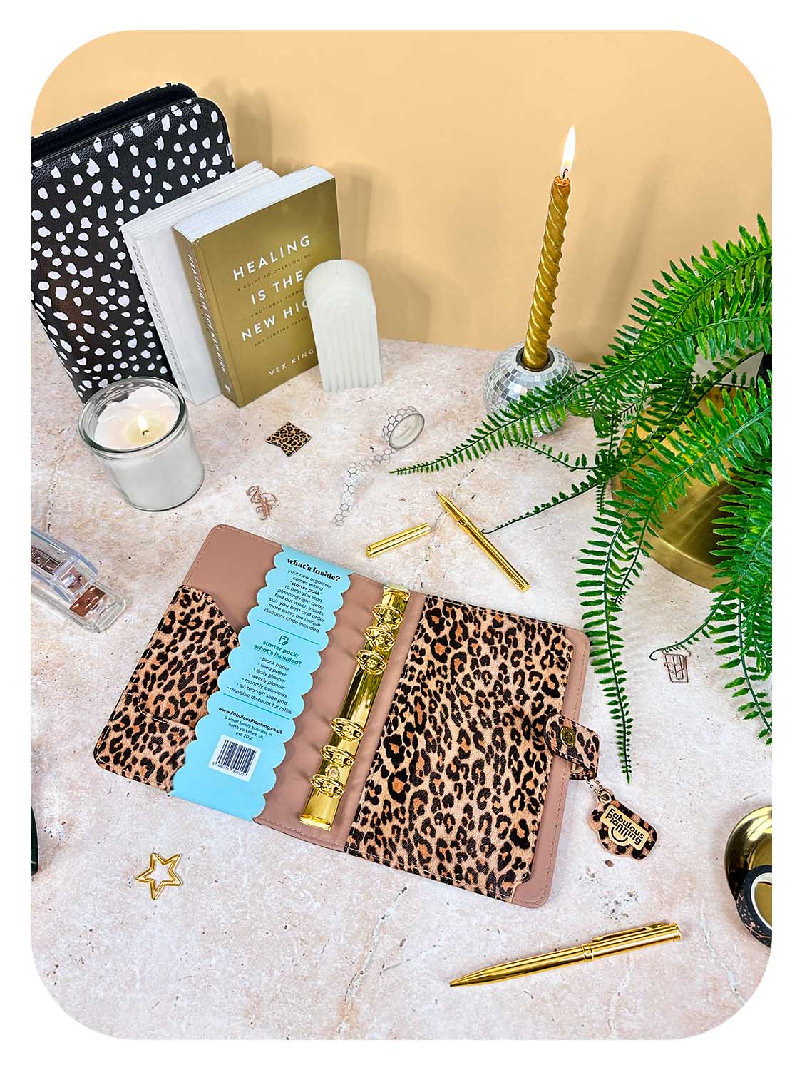 A6 Organiser - Leopard