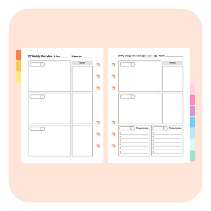 Teacher Undated A5 Planner Insert