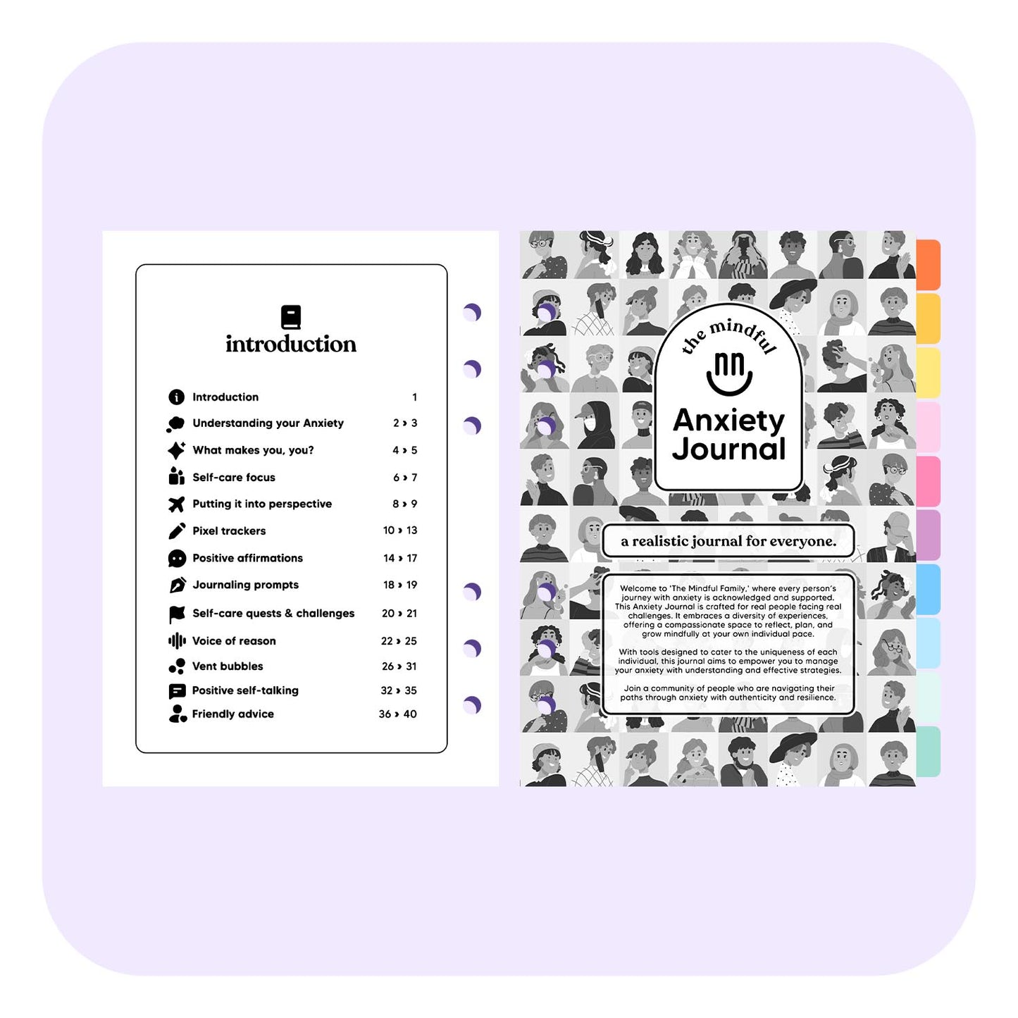 Anxiety Life Planner A5 Insert