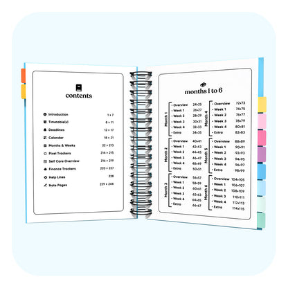 Academic Undated Spiral Journal