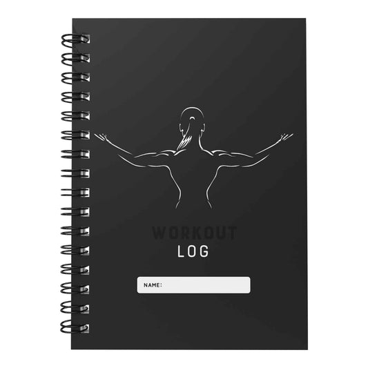 Gym Diary - Workout Log - Female Silhouette Black