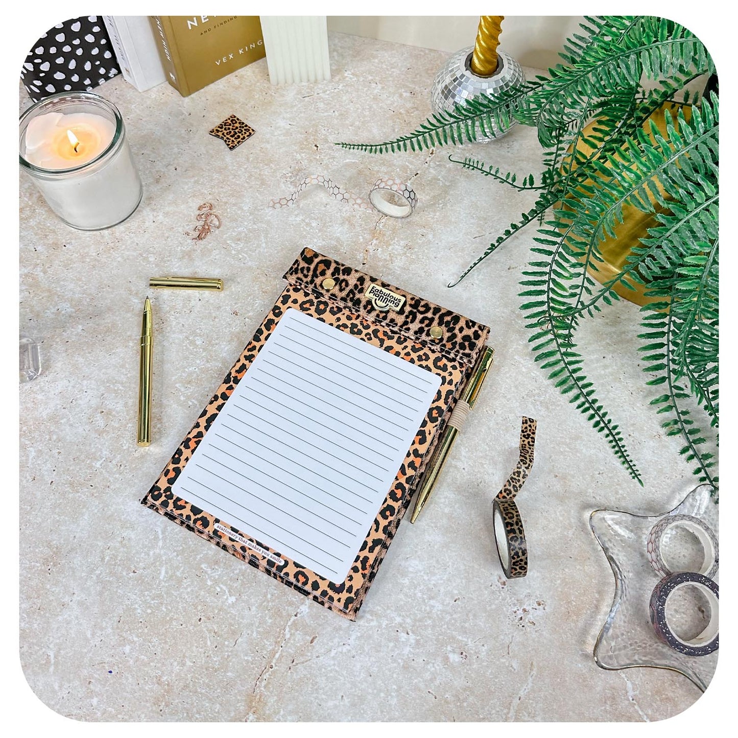 A5 Refill Pad - Leopard