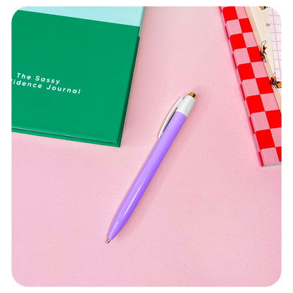 Round Purple Pastel Fab-Pen