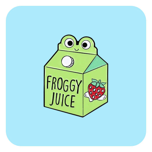 Froggy Juice Enamel Pin