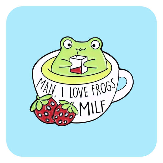 MILF - Man I Love Frogs Enamel Pin