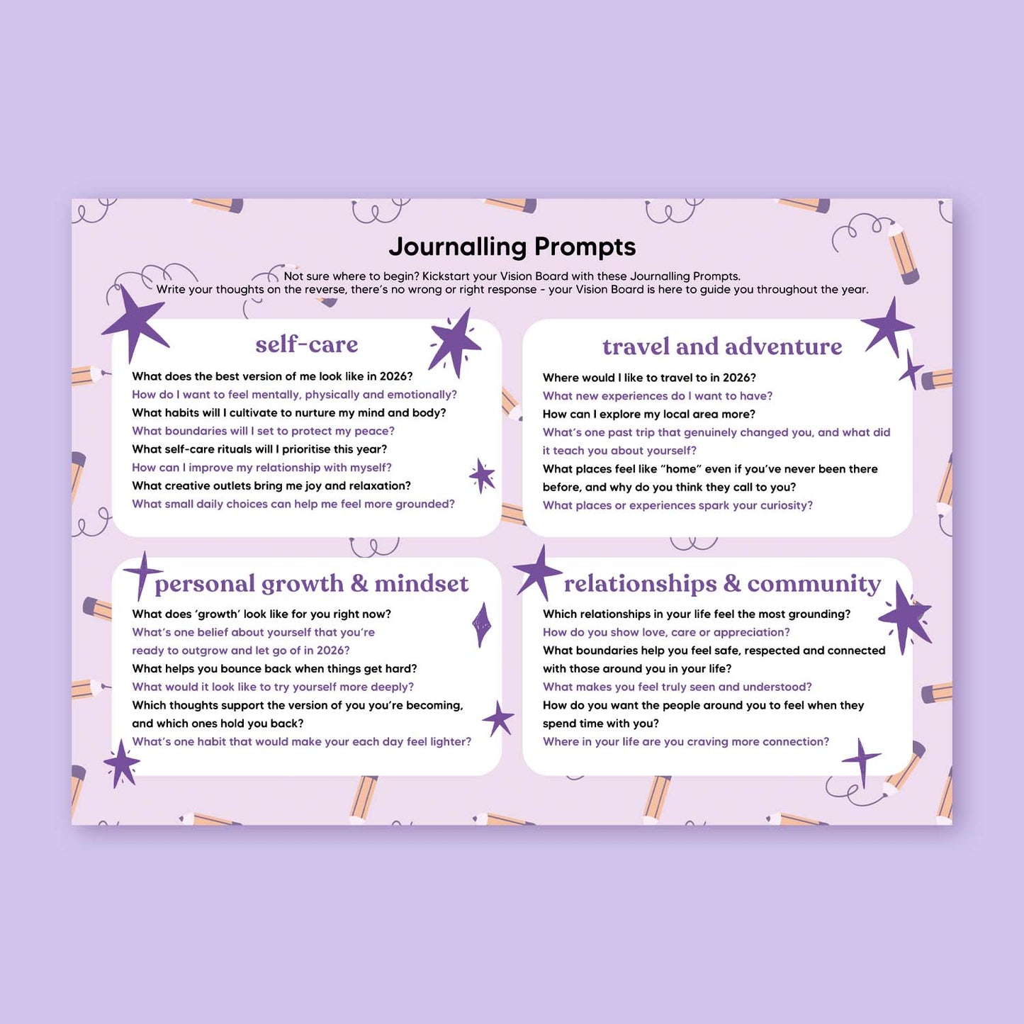 2026 Vision Board & Scrapbooking Kit