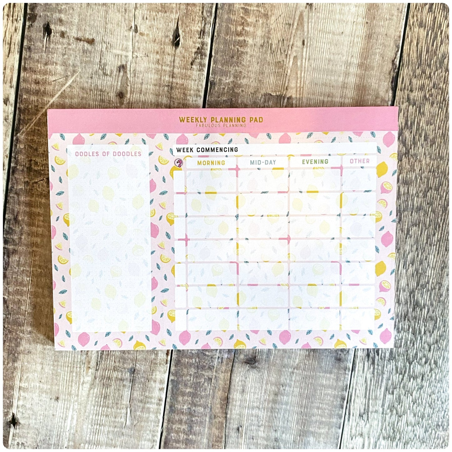 A4 - Yearly Planning Pad - Pink Lemonade - Fabulous Planning - A4 - PAD - PINKLEMONADE