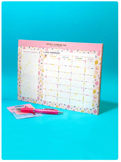 A4 - Yearly Planning Pad - Pink Lemonade - Fabulous Planning - A4 - PAD - PINKLEMONADE