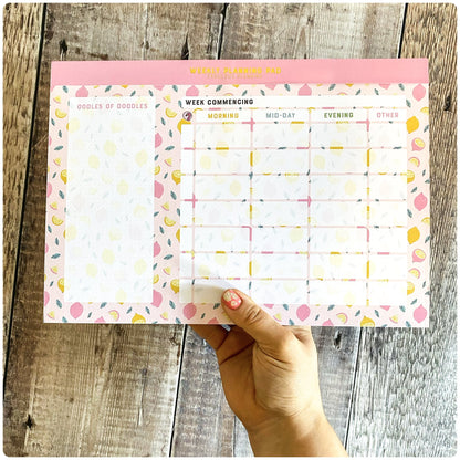 A4 - Yearly Planning Pad - Pink Lemonade - Fabulous Planning - A4 - PAD - PINKLEMONADE