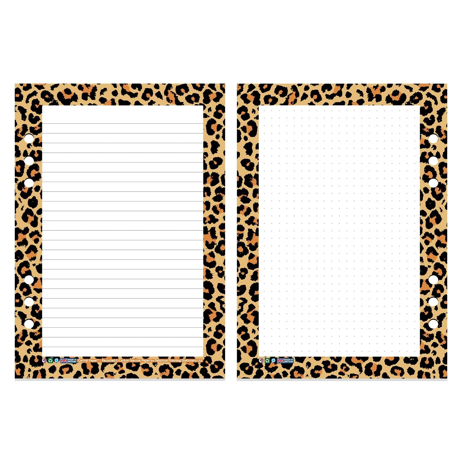 A5 - Cartral Paper - Insert - Leopard