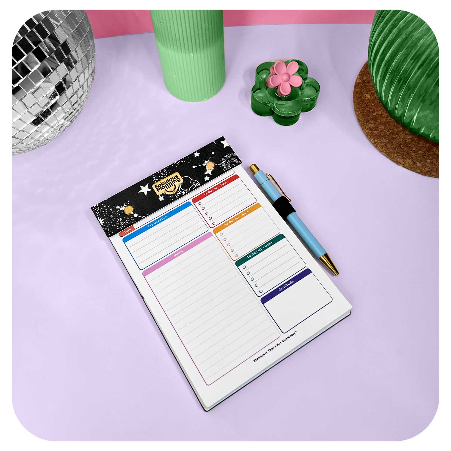 A5 Refill Pad - Astronomy - Fabulous Planning - A5PAD - ASTRO - LINED