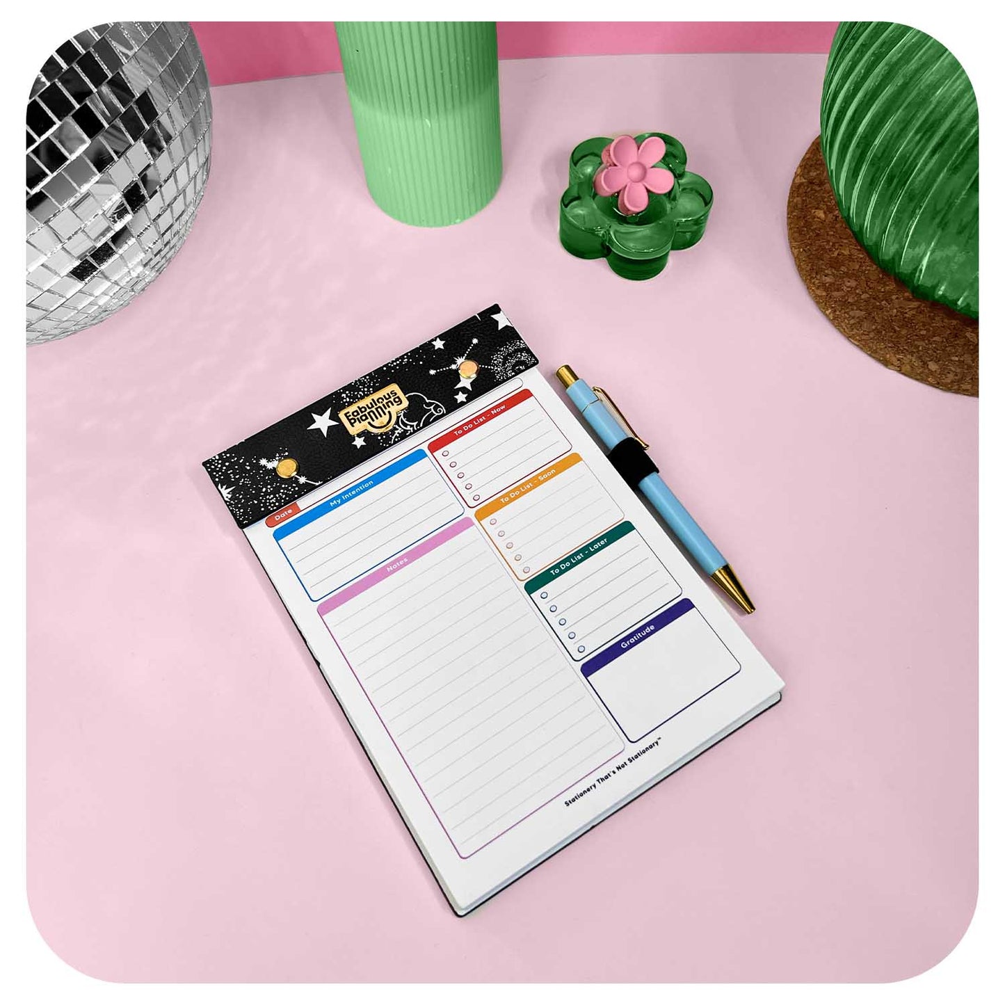 A5 Refill Pad - Dalmatian - Fabulous Planning - A5PAD - DALMAT - LINED