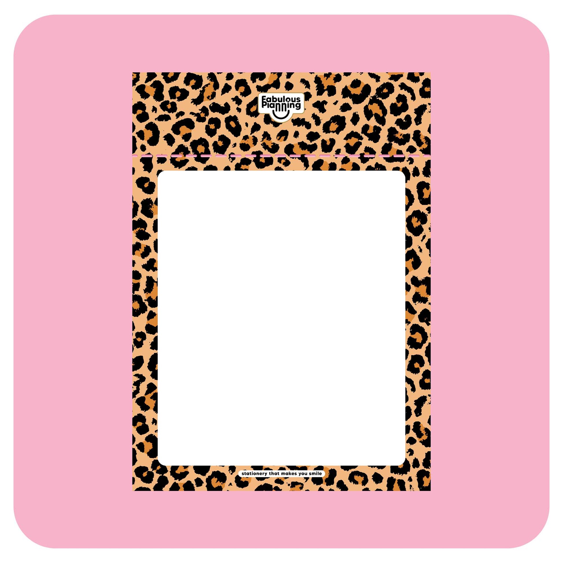 A5 Refill Pad - Leopard - Fabulous Planning - A5PAD - LEOP - LINED