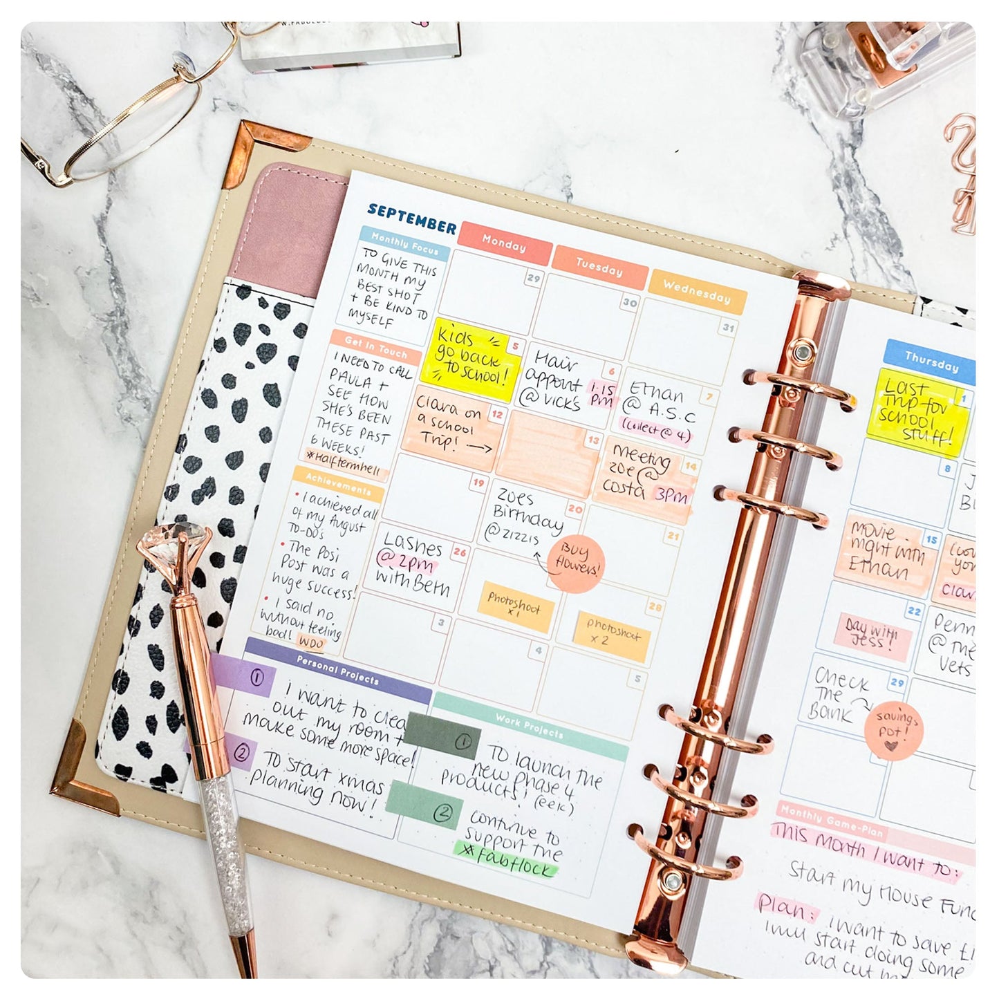 A5 Sticky Notes - Organiser Insert - Fabulous Planning - A5 - STICKYNOTES - INSERT