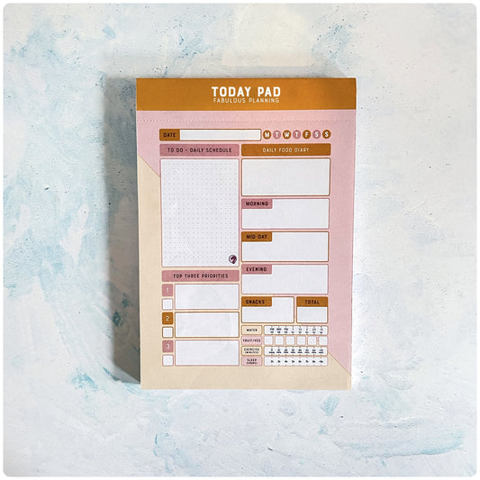 A5 - Today Pad - Sakura & Honey - Fabulous Planning - A5 - TODAYPAD - HONEY