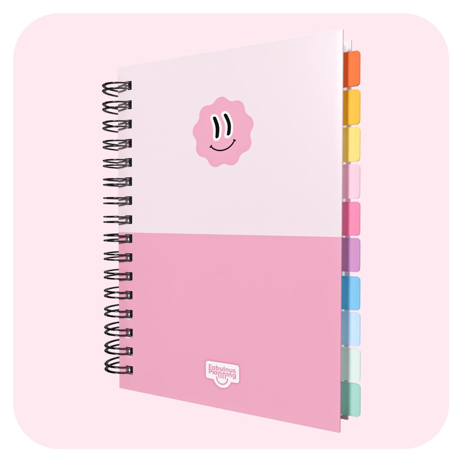 Academic 2025 Journal - Fabulous Planning - SPIRAL - 2025 - ACADEMIC - PINK