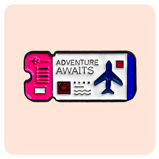 Adventure Awaits Enamel Pin - Fabulous Planning - PIN - 49 - PLASTIC