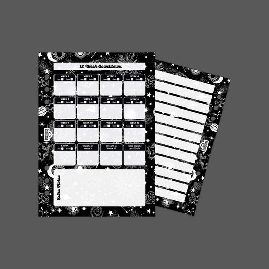 Astronomy 12 Week Countdown Insert - Fabulous Planning - P5 - INS - CNTDWN - ASTRO - 1S