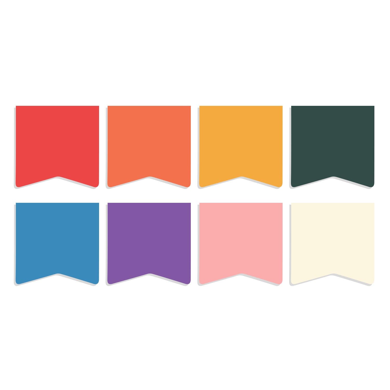 Block Colour Bookmarks - Seconds - Fabulous Planning - 2NDS - BLOCKC - BOOKMARKS