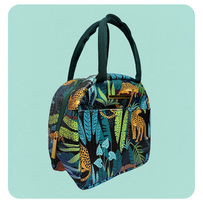 Botanical Cheetah Lunch Bag - Fabulous Planning - LUNCH - BOCHEETAH