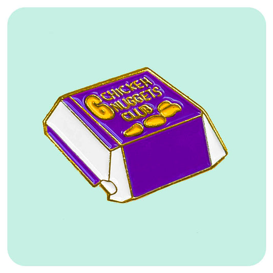 Chicken Nugget Club Enamel Pin - Fabulous Planning - PIN - 163 - PLASTIC