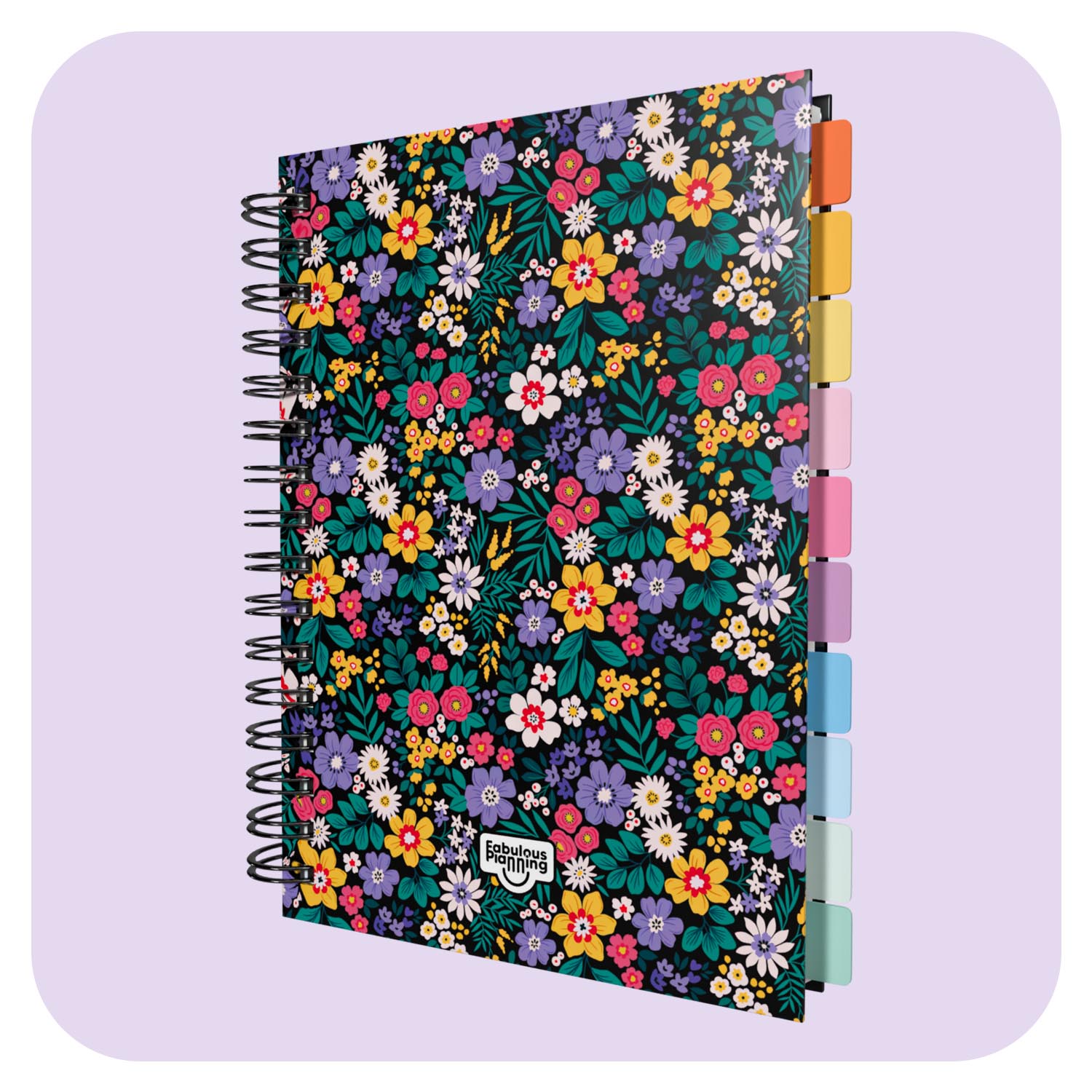 Confidence Life Journal - Fabulous Planning - SPIRAL - CONFIDENCE - FLORAL