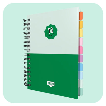 Confidence Life Journal - Fabulous Planning - SPIRAL - CONFIDENCE - GREEN