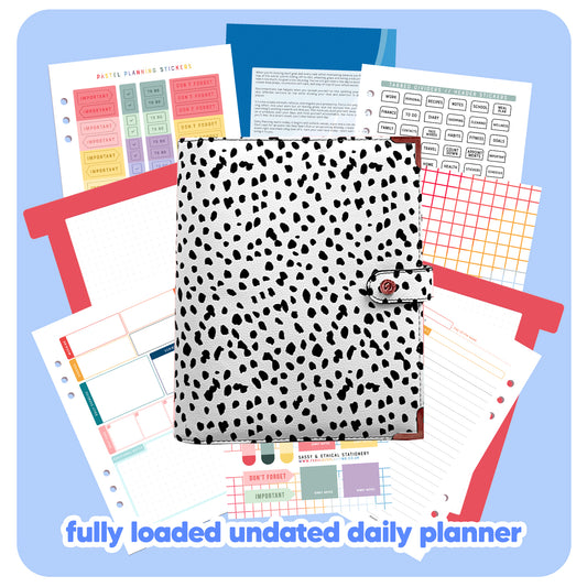 Dalmatian Organiser - Undated Daily Diary P3