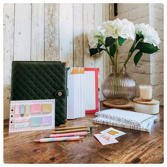 Emerald Padded Organiser - P3 Stationery Bundle - Fabulous Planning - [STATBUN] EPADD - GFL - CC