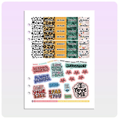 Exotic On & Off Plan Stickers - Fabulous Planning - EXOTIC - OPS - WS