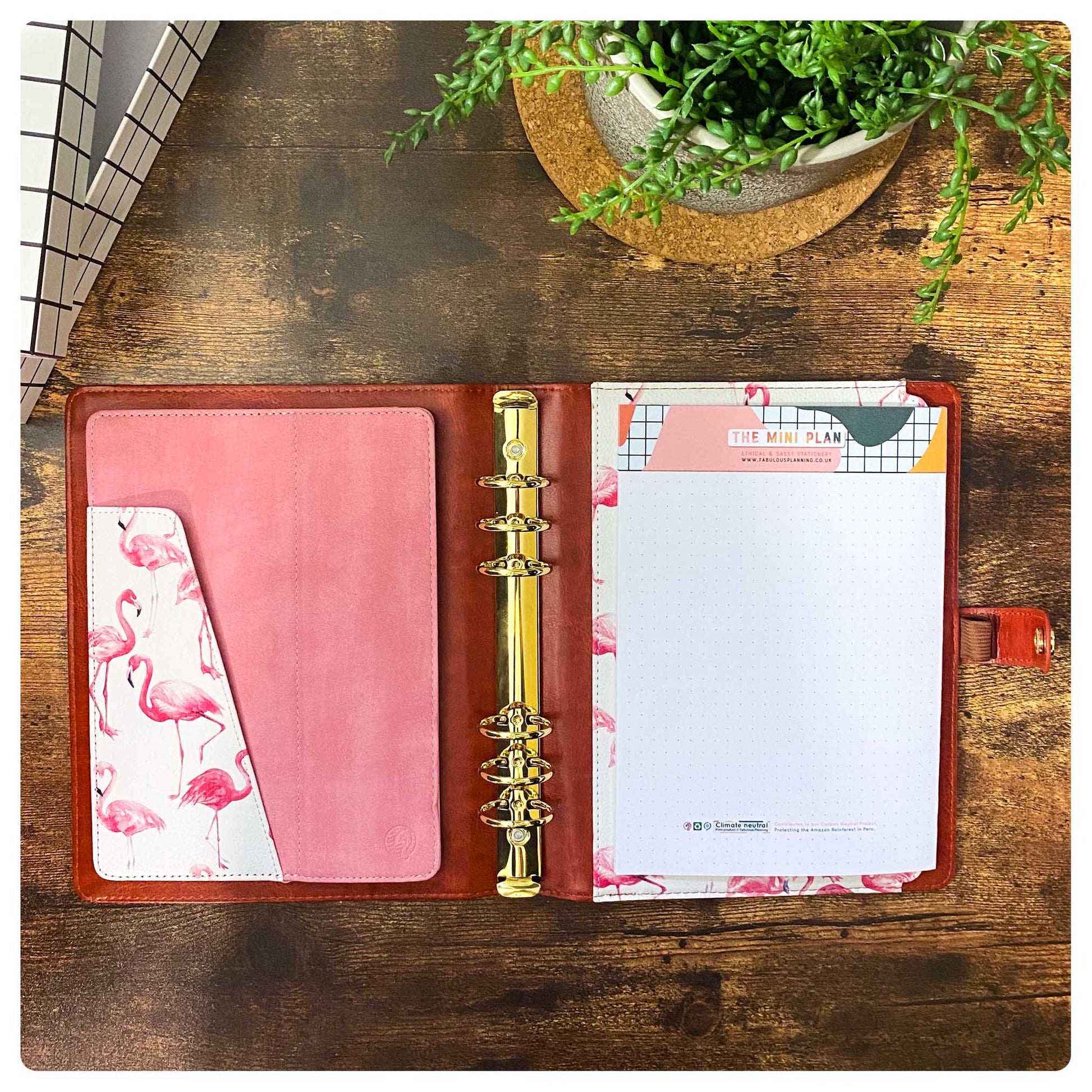 Flamingo Organiser - Undated Daily Diary P3 - Fabulous Planning - FO - FLAMINGO - PD - EET