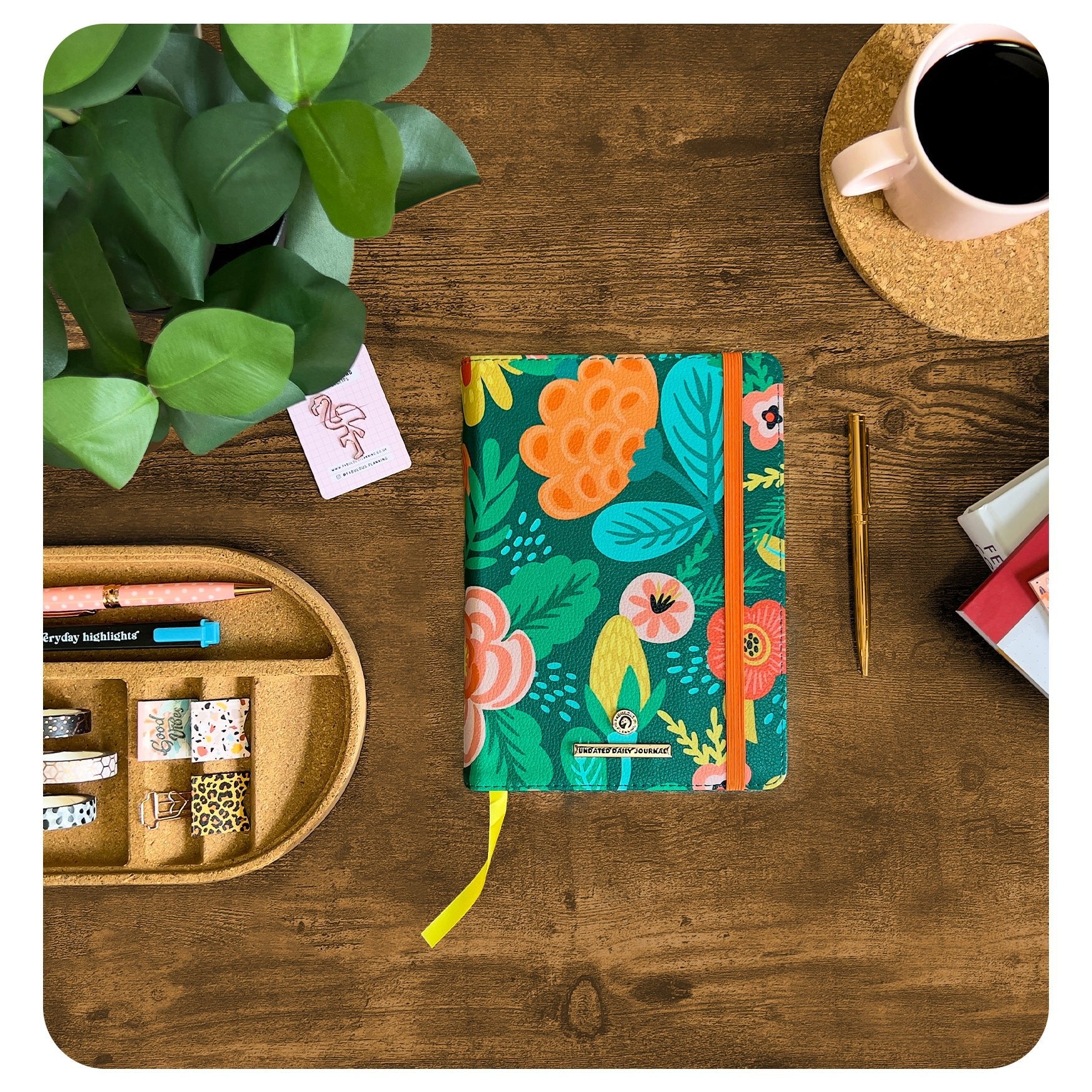 Floral - Planning Journal - Fabulous Planning - P4 - FLORAL - UND - WKLY