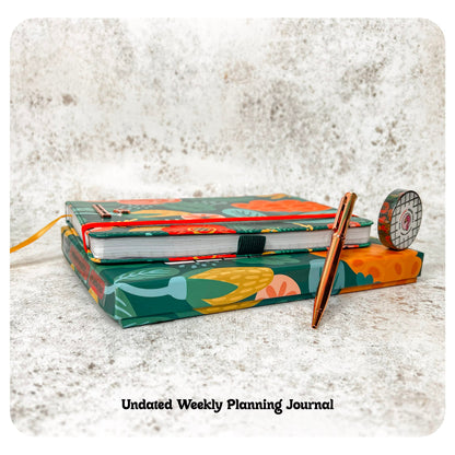 Floral - Planning Journal - Fabulous Planning - P4 - FLORAL - UND - WKLY