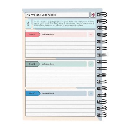 Food Diary - C60 - Slimming World Compatible - Compact - Fabulous Planning - [W] 3MTH - SW2 - C60+