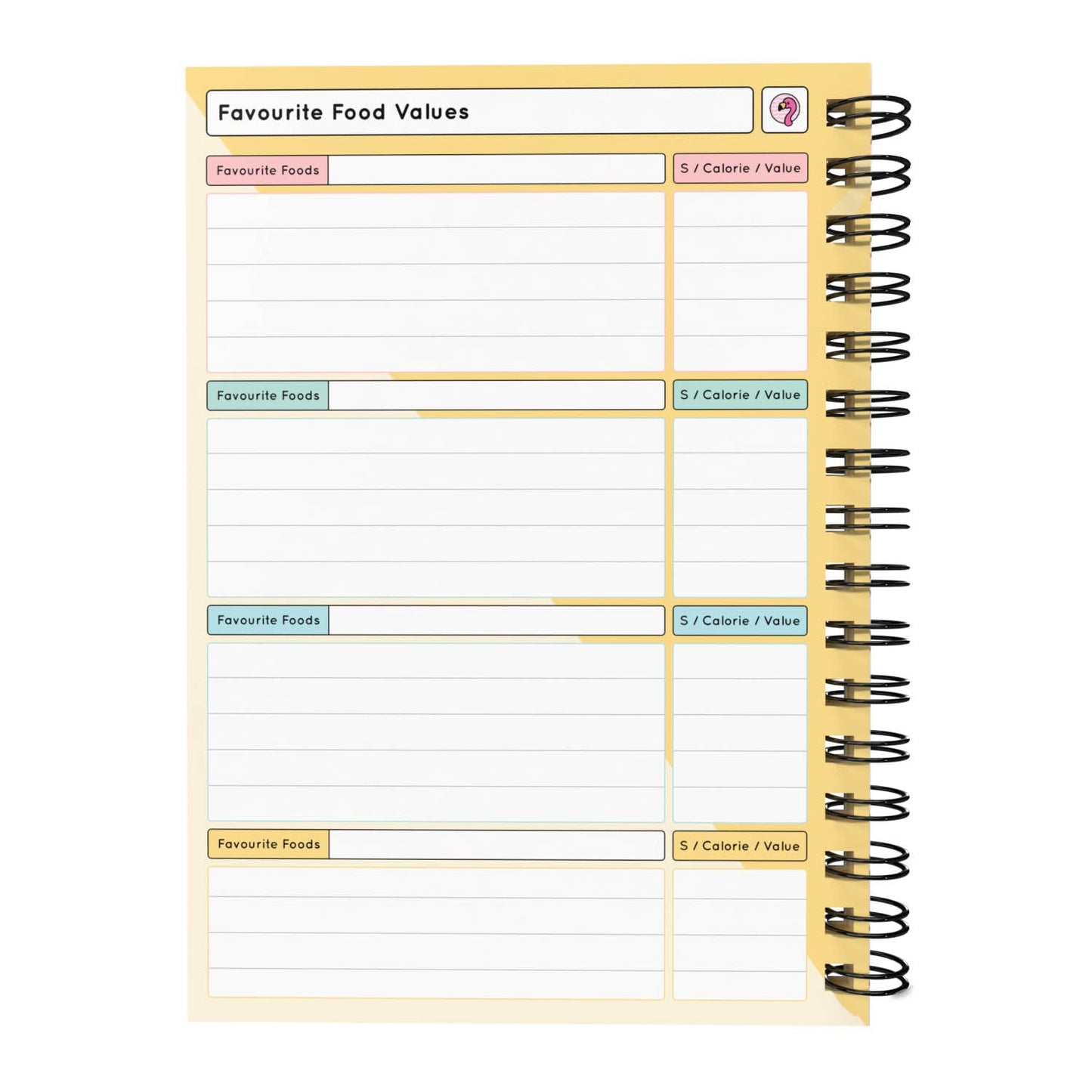 Food Diary - C64 - Slimming World Compatible - Compact - Fabulous Planning - [W] 3MTH - SW2 - C64+